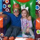 The inflatable Bounce Milwaukee throne!